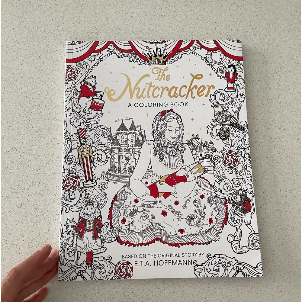 The nutcracker colouring book